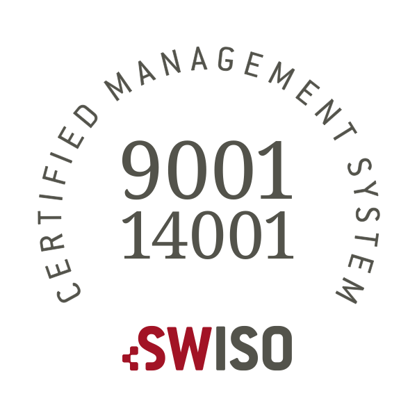 SWISO zertifiziert nach ISO 9001 und ISO 14001